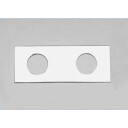 Vola Plate 5002, 2 Hull, Krom