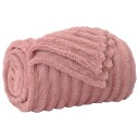 vidaXL Kastteppe Rosa 200 x 150 cm Fleece