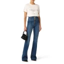 Elisabetta Franchi Dame Jeans Blå W27,