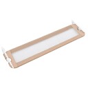 Vidaxl Sengehest småbarn gråbrun 150x42 cm polyester