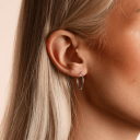 Snö Of Sweden Liddy Thin Ring Ear Plain Silver Onesize