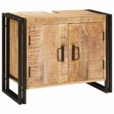  Servantskap til bad 71 x 33 x 58 cm Massiv Mangotre Jern