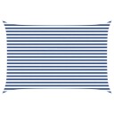  Solskygge seil Blå og hvit 4,5 x 3 m 100% polyester Oxford