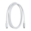 ELETRA USB-C TIL USB-C KABEL 1 M, HVIT
