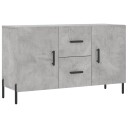 vidaXL Skjenk betonggrå 100x36x60 cm konstruert tre
