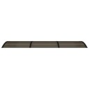 vidaXL Skjermtak svart 300x80 cm polykarbonat
