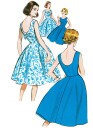 Butterick 5748- Retro Kjole A5 (6-8-10-12-14)