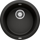 Blanco Rondo UX kjøkkenvask Ø45 cm, sort