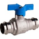 Pettinaroli Heavyduty fullway ball valve with press fittings ends press