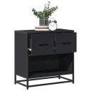  Nattbord svart 60x31x60 cm konstruert tre og metall 8721102837531