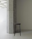 Normann Copenhagen Circa Barstool 65 cm Black Steel Barstol Skum Mørkegrå
