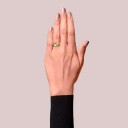 Jane Kønig Reflection Signet Blank Ring 18 kt. Gullbelagt sølv RSR01-G-AW2000_54 - Unisex - 925 sterling silver