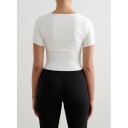 aim´n Sense Short Sleeve Bralette - White - S