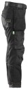 Snickers Workwear 7505 FlexiWork Arbeidsbukse for junior, svart 158, Klær