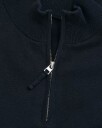 Shield bomullsgenser med half-zip til ungdom EVENING BLUE 158/164