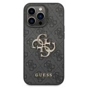 Guess 4G Big Metal Logo iPhone 14 Pro Max Hybrid-deksel Svart