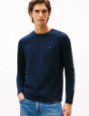 Tommy Hilfiger Tommy Logo Long Sleeve Tee - Navy - L