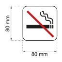 Habo Skilt No Smoking Selvklebende