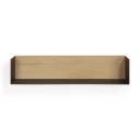 Ethnicraft U shelf 55x20 cm eik/sort metall