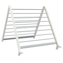 vidaXL Tørkestativ for badekar uttrekkbart 53-90 cm aluminium