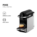 NESPRESSO PIXIE KAPSELMASKIN BY DELONGHI, SØLV