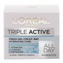 L'Oréal Paris Triple Active Fresh Gel-Krem Dagkrem for Normal-Blandet Hud 50ml