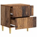  Nattbord Gammelt tre 43 x 34,5 x 48 cm Konstruert tre