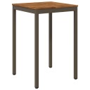vidaXL Hagebarbord NAARDEN Naturlig og Kaffe 70 x 68,5 x 105 cm