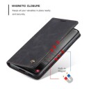 Samsung Galaxy S23 5G Caseme 013 Series Lommebok-deksel Svart