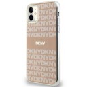 DKNY IML Mono & Stripe MagSafe-etui til iPhone 11/Xr - Rosa