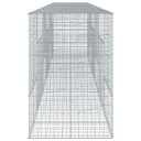 Gabionkurv med deksel 600x100x150 cm galvanisert jern