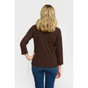 2 Biz Dame Topper Brun XL,