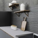 Klinker Arredo Bamboo Sort Mosaic 2x30 cm