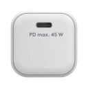 Goobay USB-C-Lader Nano PD 45W - Hvit