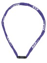 AXA Rigid Kjedelå m/Kode 120 cm Lilla