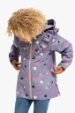Petite Chérie Atelier Astrid Skalljakke Dots Lavender Gray 86-92