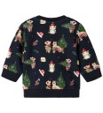 Name It Baby Collegegenser Nbnrenu LS Sweat Bru Blå
