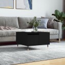 vidaXL Salongbord svart 55x55x36,5 cm konstruert tre