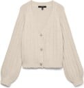 Vero Moda Vmsally Ls V Neck Cardigan   BIRCH   XS