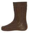 Minymo Sokker 2 pack Cocoa Brown Minymo 15/18 Sokker Brun Oransje