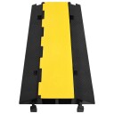 vidaXL Kabelbeskytter 2 kanaler 100 cm gummi