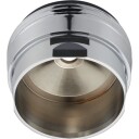 Forkrommet messingadapter