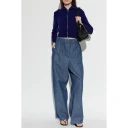 Jil Sander Dame Strikkevarer Blå L,