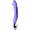 Good Vibes Only Flax vibrerende dildo med G-punktstimulator - Lilla