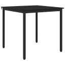 vidaXL Spisebord 80 x 80 x 75 cm METALL