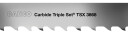 Bahco Bandsågblad Triple Set 3868 Hm 3830x27x0.9 Tsx-3/4t