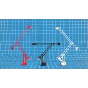 Artemide Tizio 50th Anniversary Edition Bordlampe Rød
