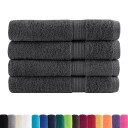  Premium håndklær SOLUND 4 stk antrasitt 100x200 cm 600gsm