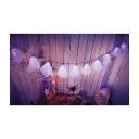 HALLOWEEN BLÅ SPØKELSE SLYNGE 10 LED HALGHOST10BL