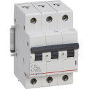 Legrand 4 stk RX³ MCB automatsikring C50 3P 3M 4,5kA